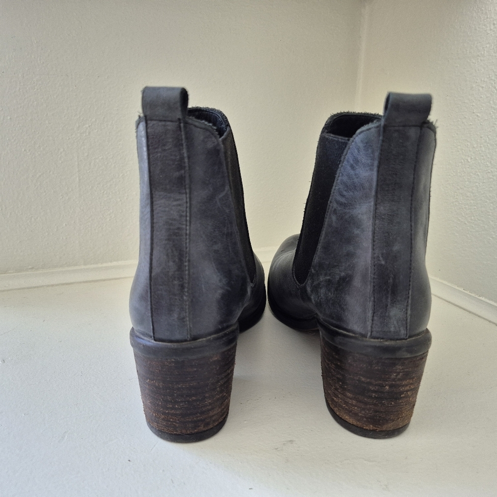 Bueno Leather Heeled Boots Size 40 Or 9 - Picture 3 of 8